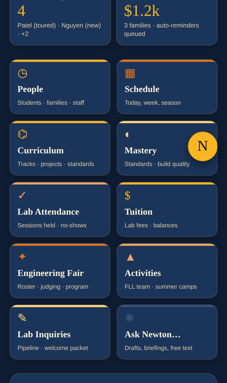 STEM app phone home
